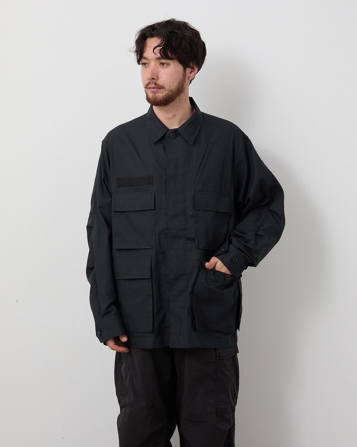 TECH MULTI FISHING POCKET MIL BDU SHIRT L/S