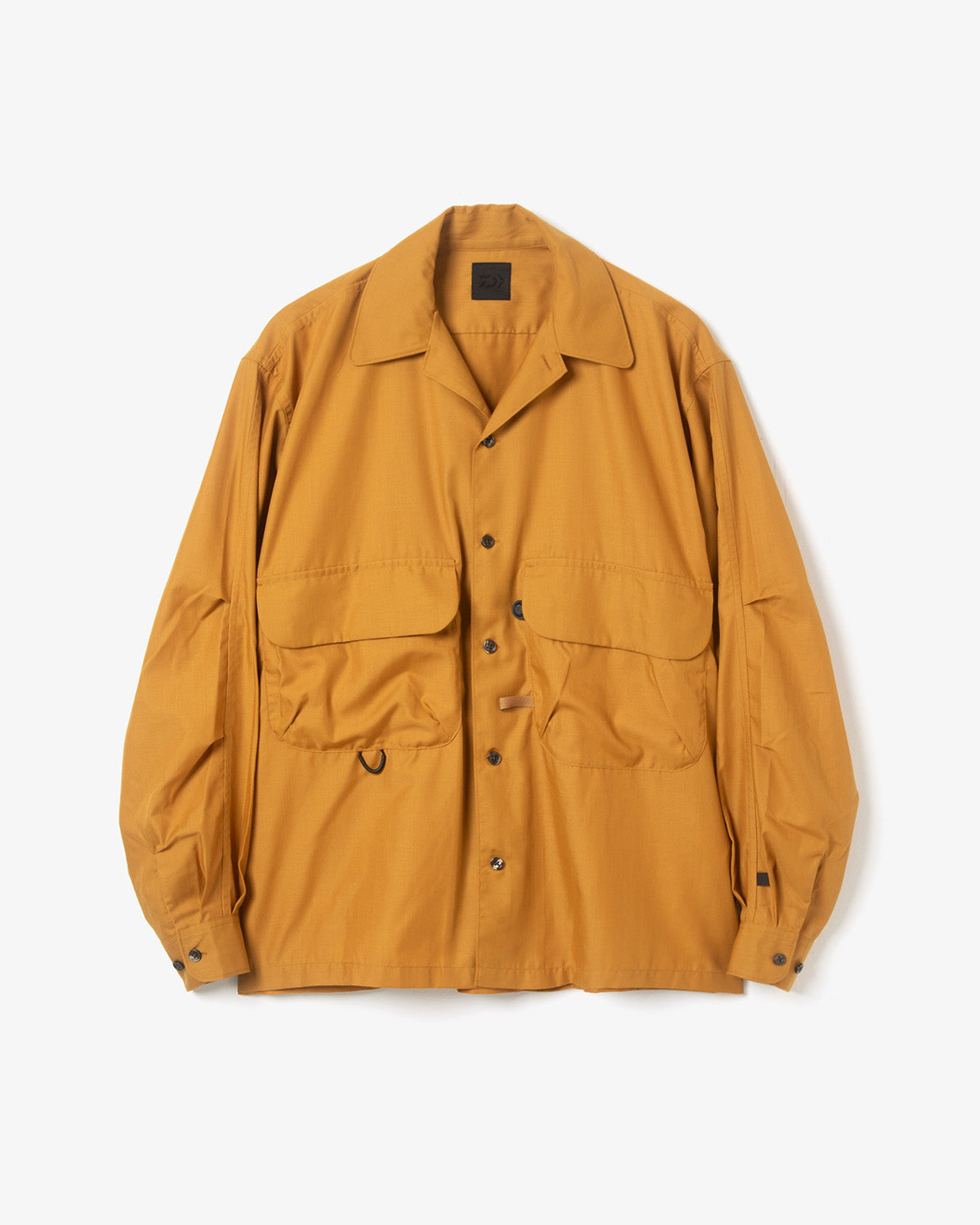 TECH SPORTS OPEN COLLAR SHIRT L/S SOLID