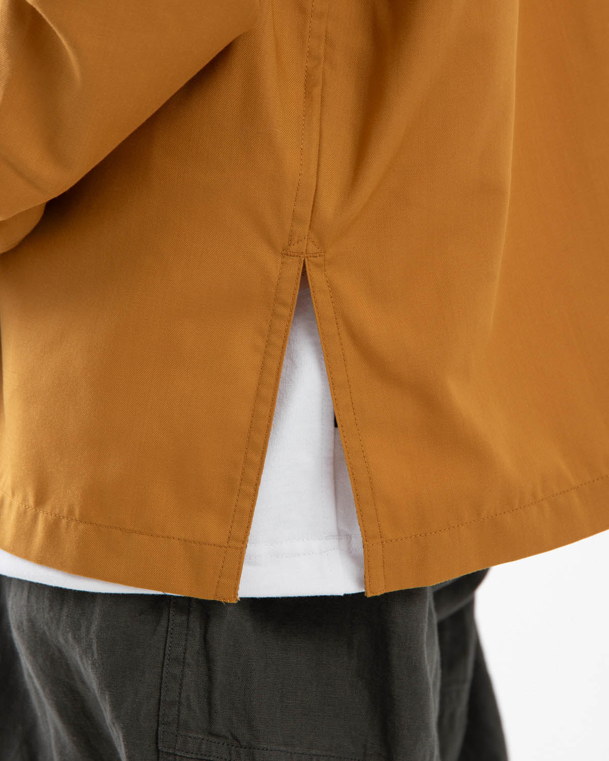 TECH SPORTS OPEN COLLAR SHIRT L/S SOLID
