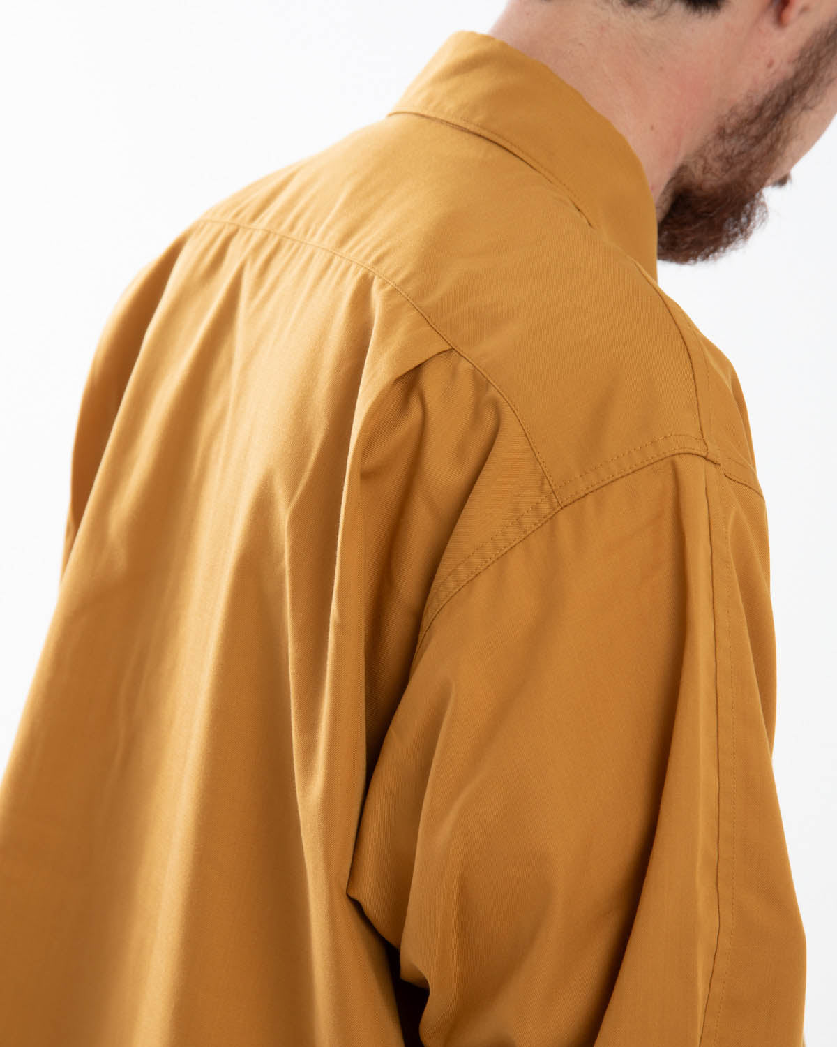TECH SPORTS OPEN COLLAR SHIRT L/S SOLID
