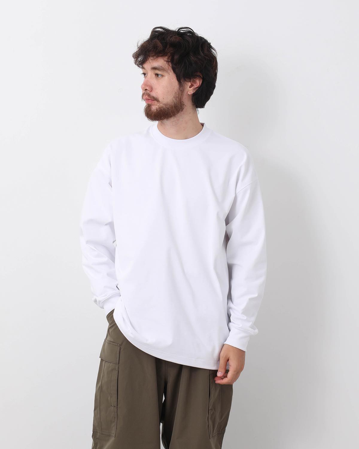 TECH DRAWSTRING TEE L/S