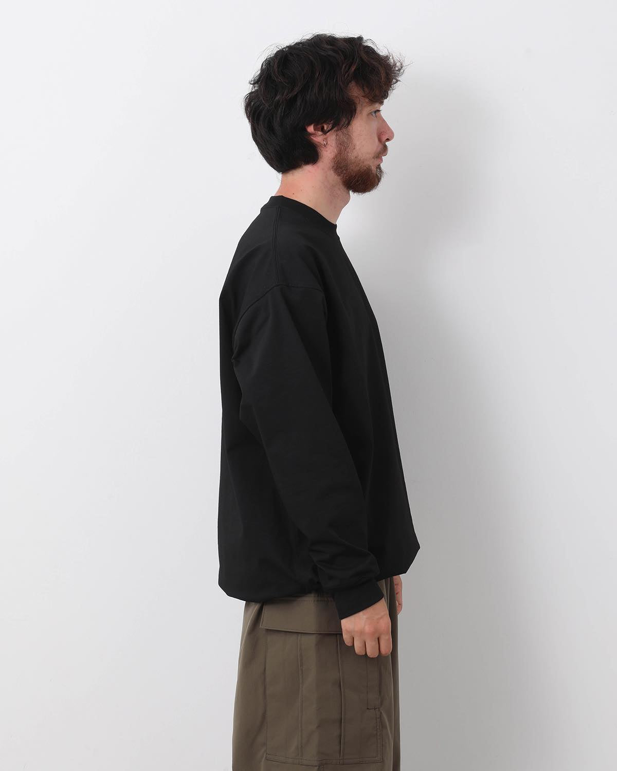 TECH DRAWSTRING TEE L/S