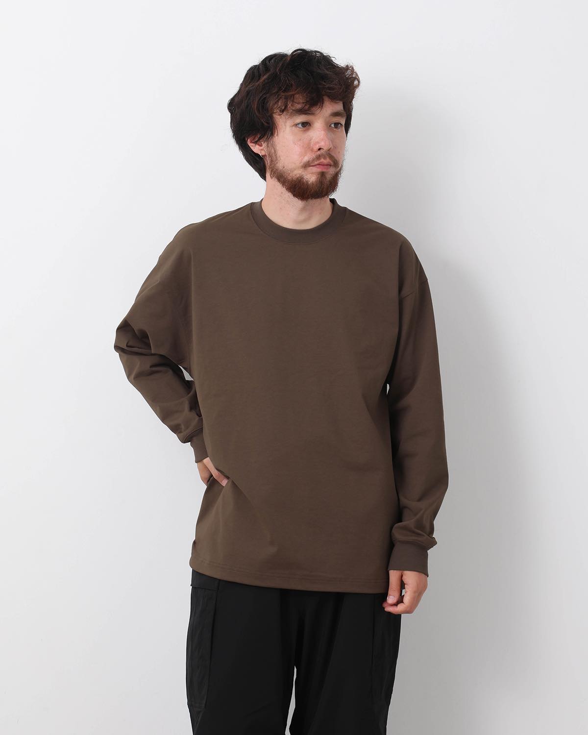 TECH DRAWSTRING TEE L/S