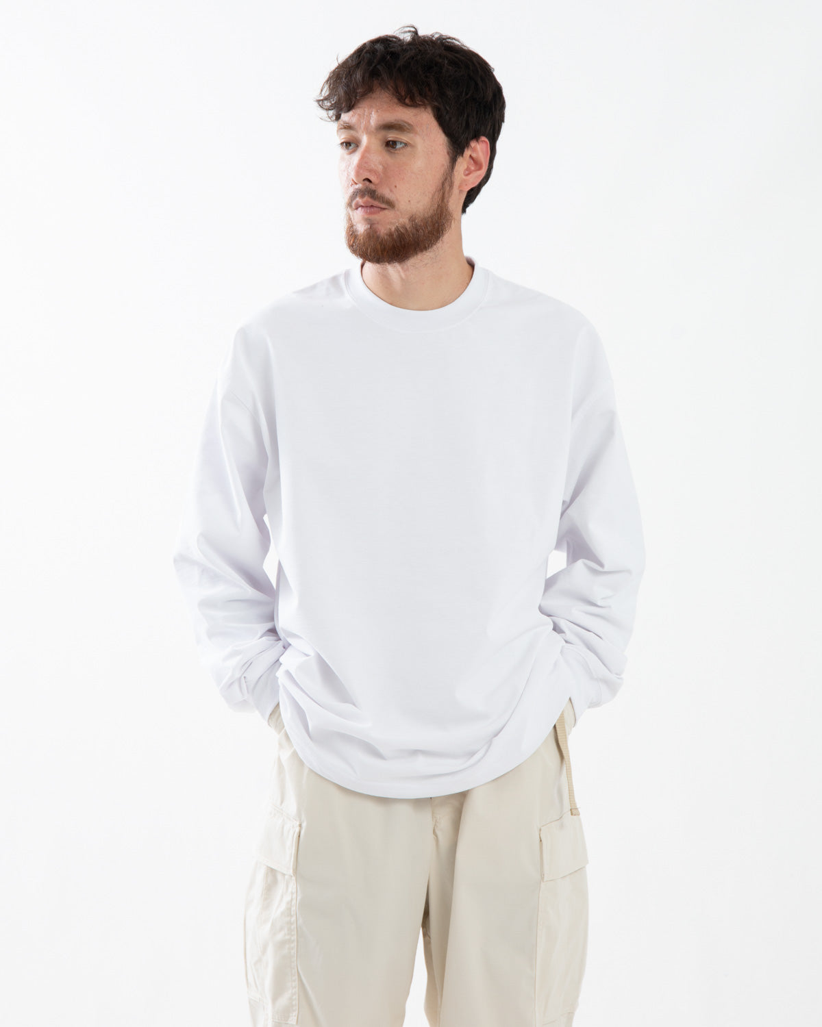 TECH DRAWSTRING TEE L/S