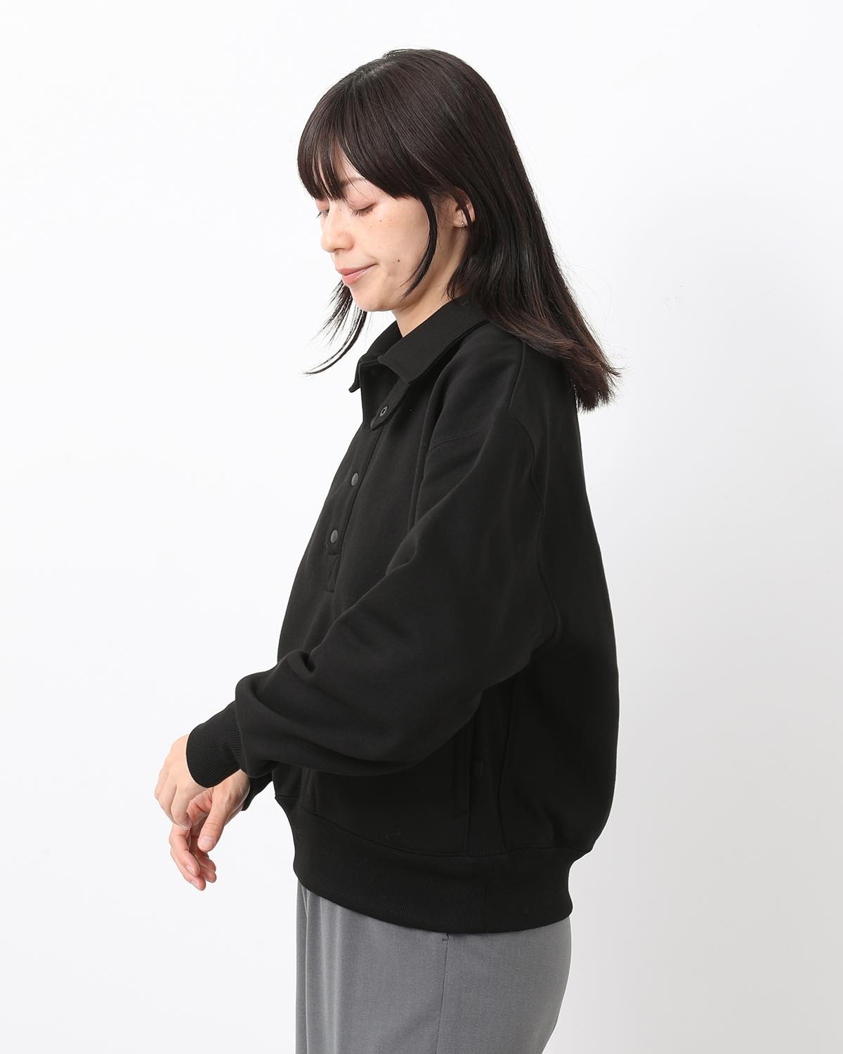 W's TECH SWEAT SNAP PULLOVER