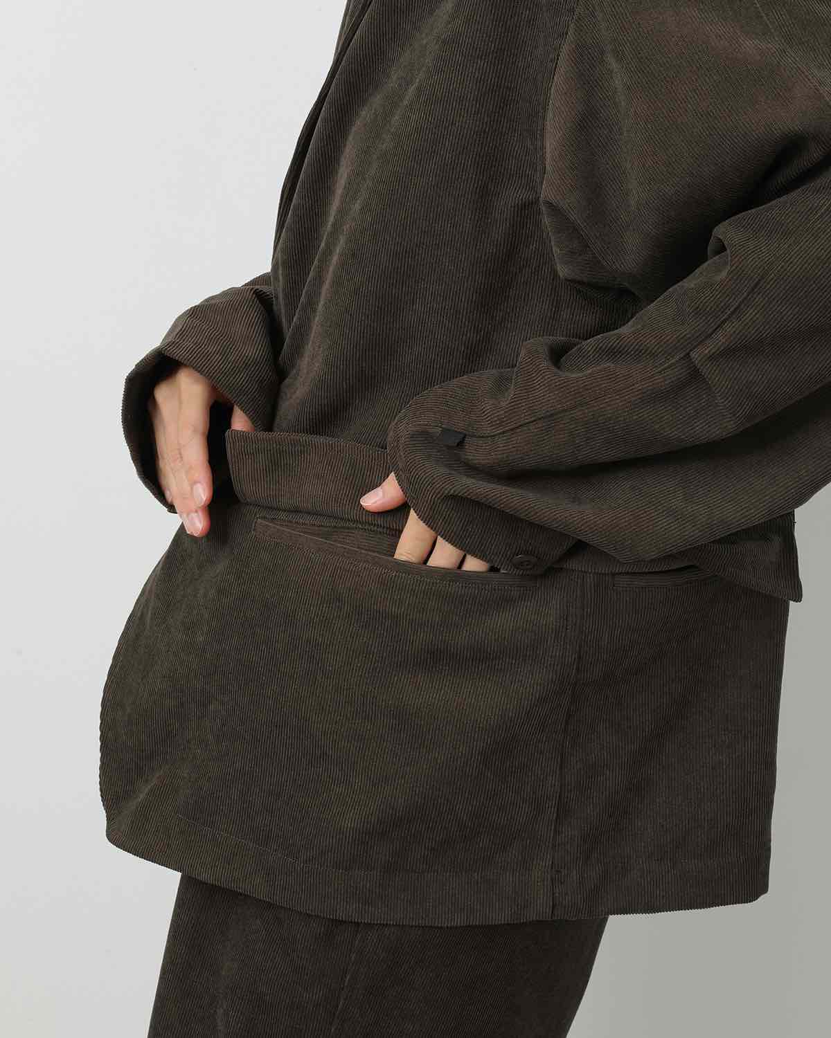 W's TECH LOOSE 2B JACKET CORDUROY