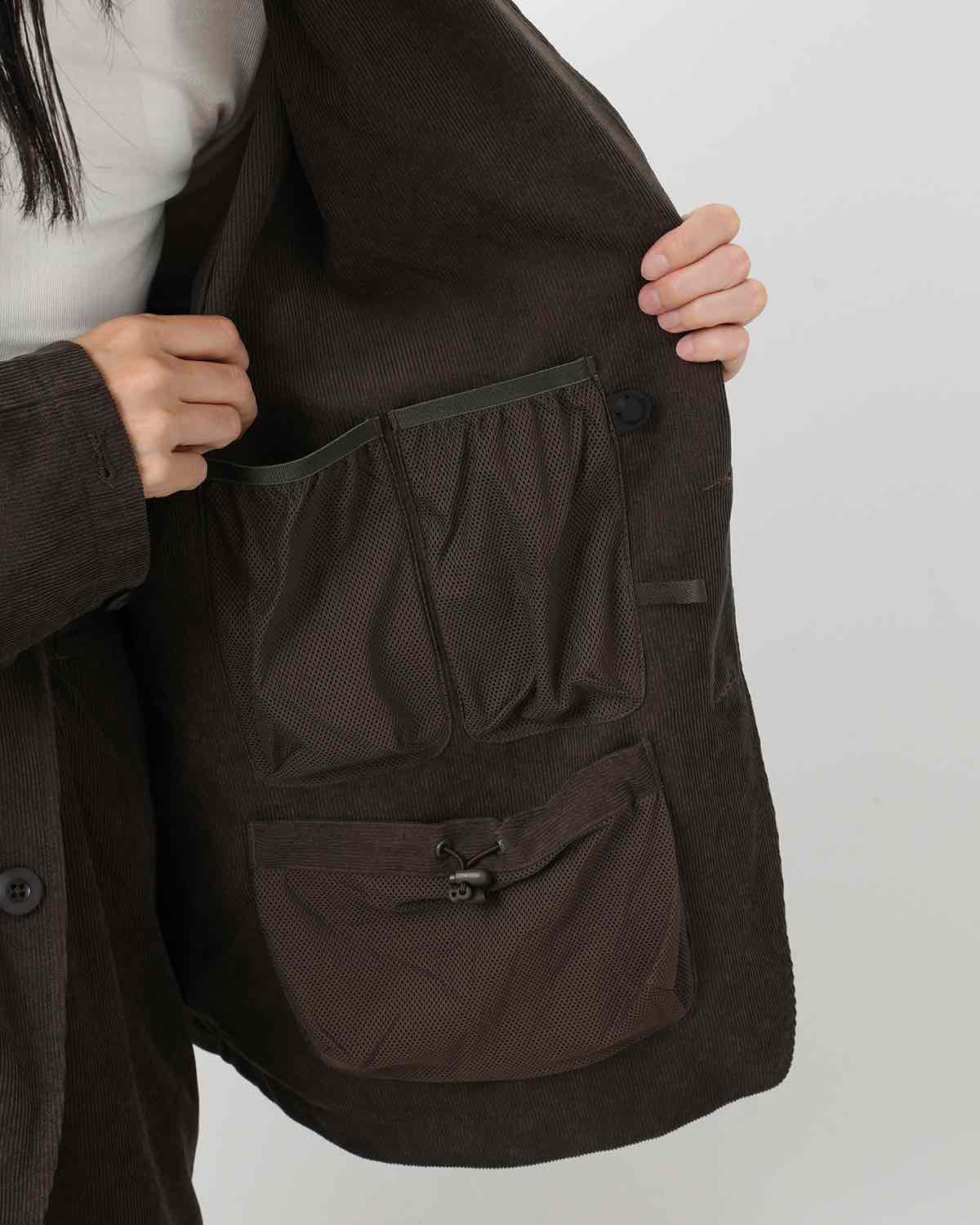 W's TECH LOOSE 2B JACKET CORDUROY