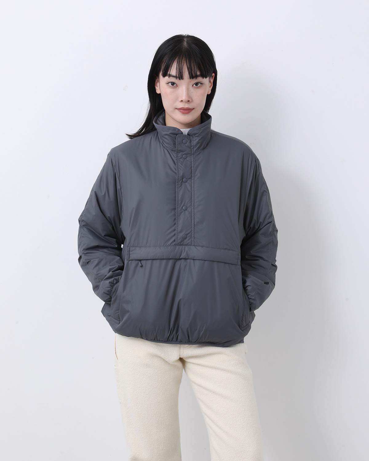 W's TECH REVERSIBLE PULLOVER PUFF JACKET