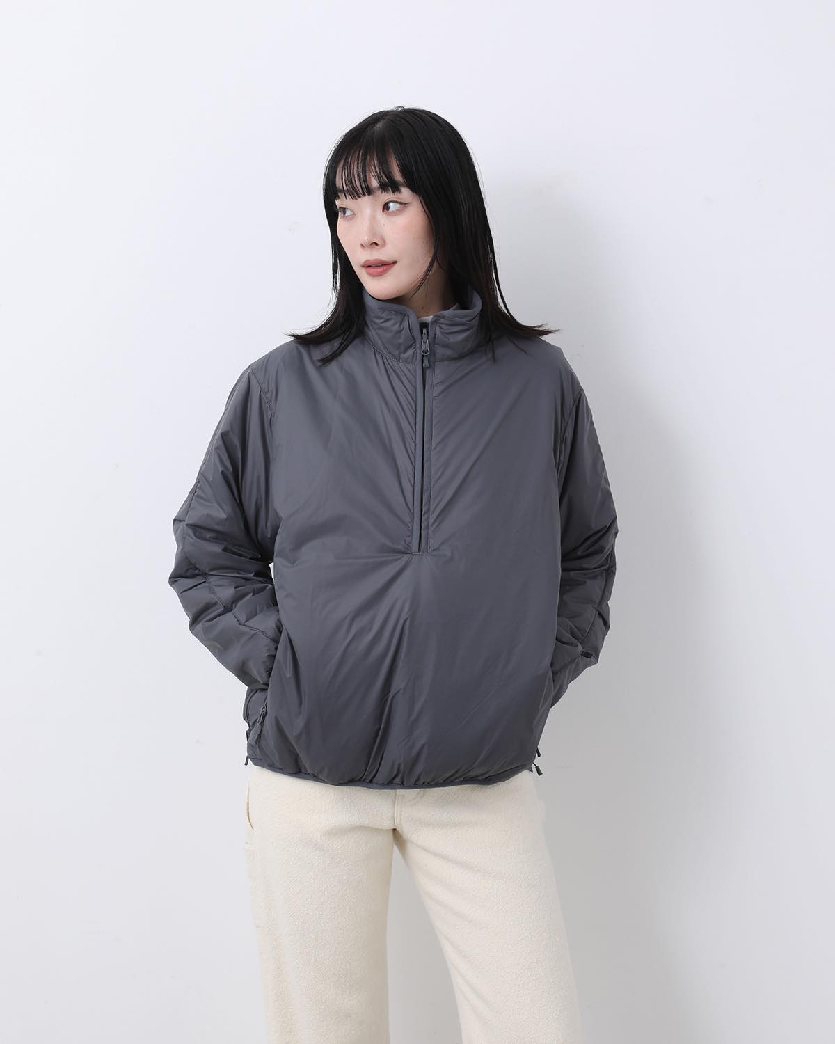 W's TECH REVERSIBLE PULLOVER PUFF JACKET