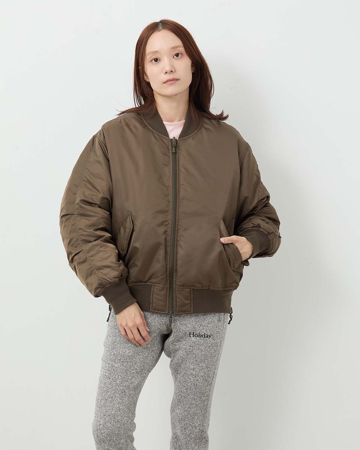 W's TECH REVERSIBLE MA-1 INNER DOWN JACKET