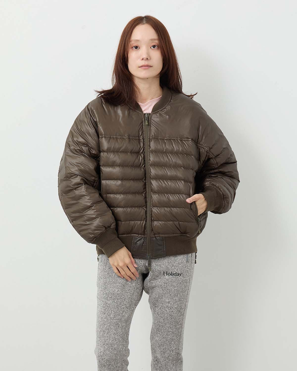 W's TECH REVERSIBLE MA-1 INNER DOWN JACKET