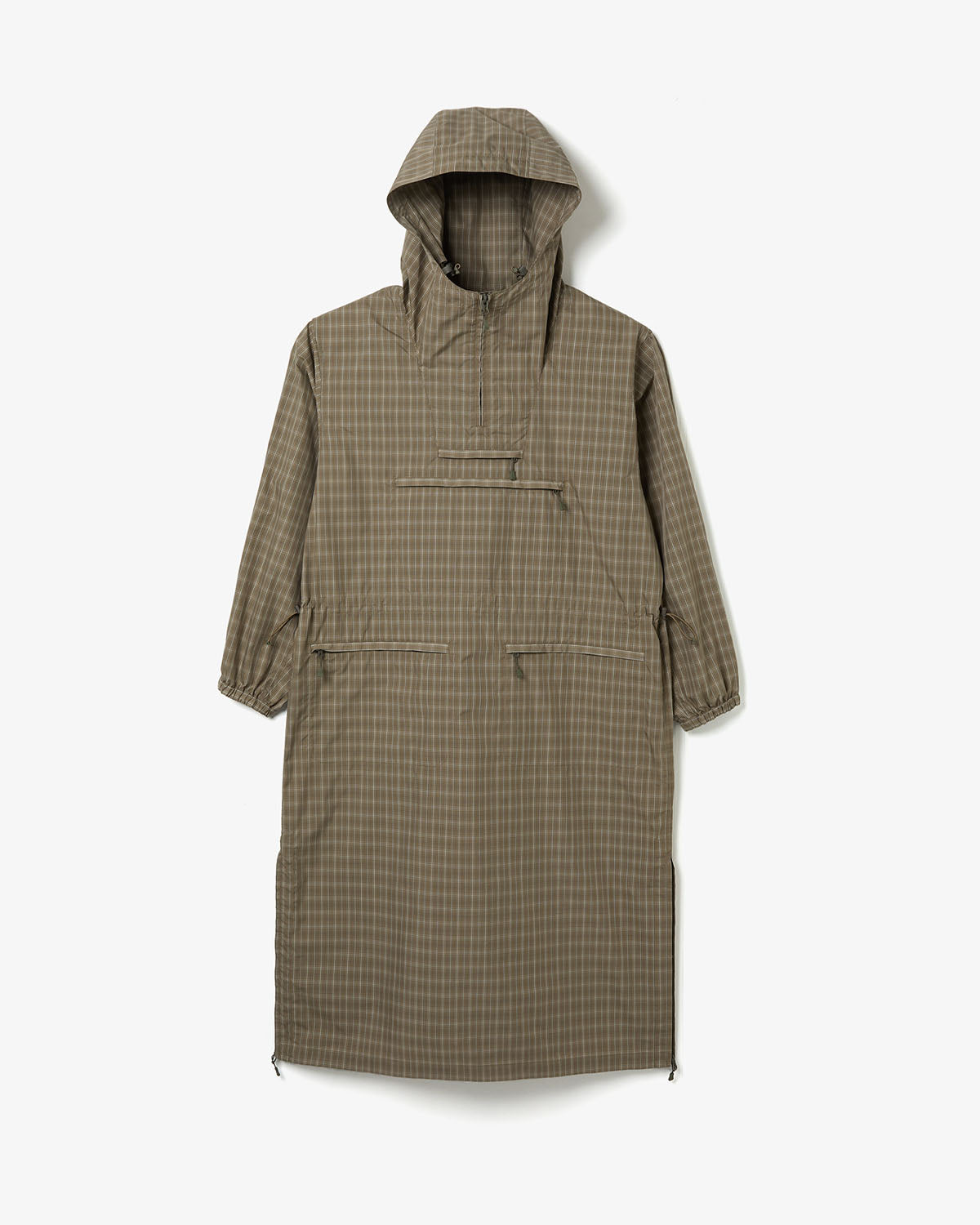 W's TECH ANORAK DRESS SUMMER PLAID