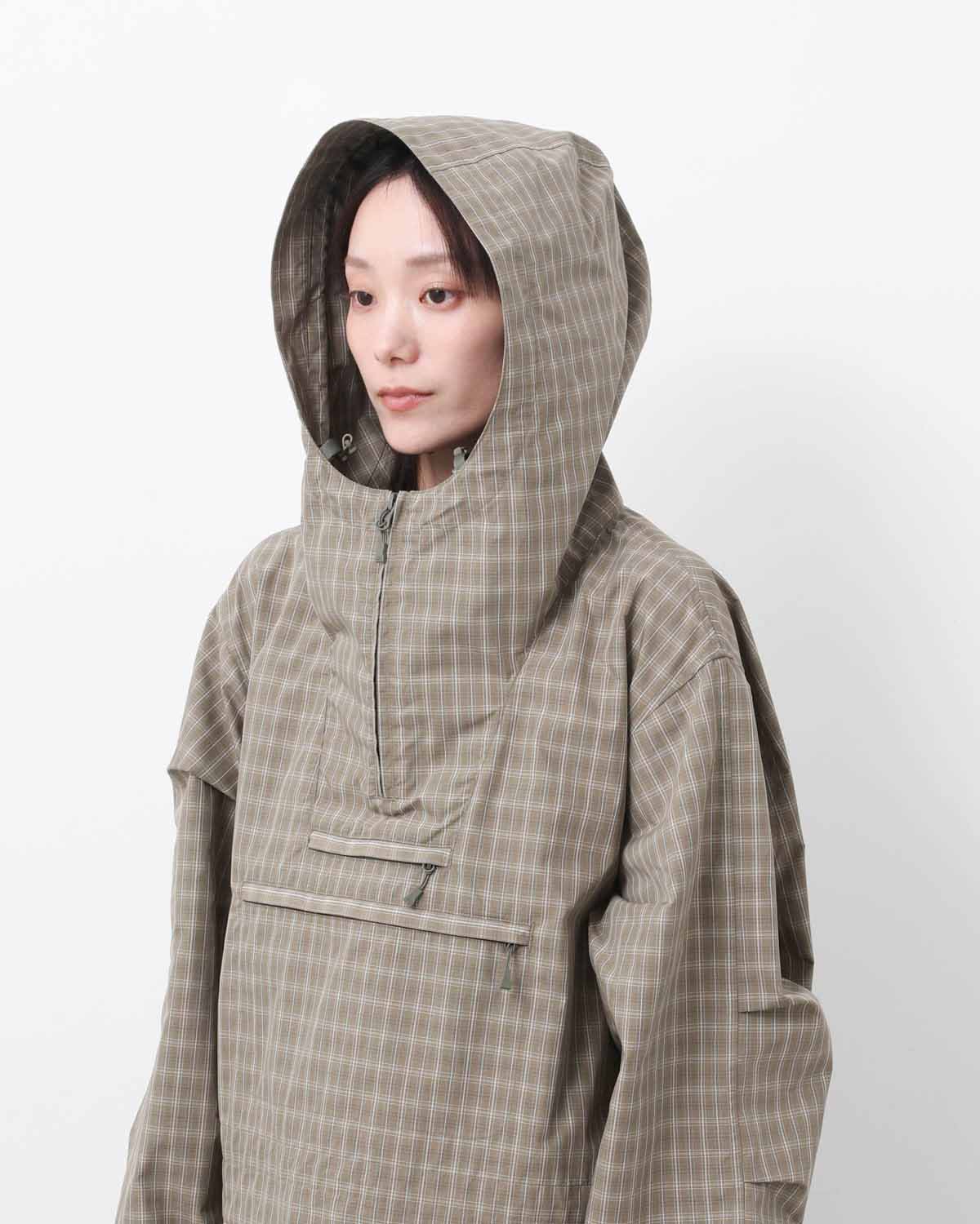 W's TECH ANORAK DRESS SUMMER PLAID