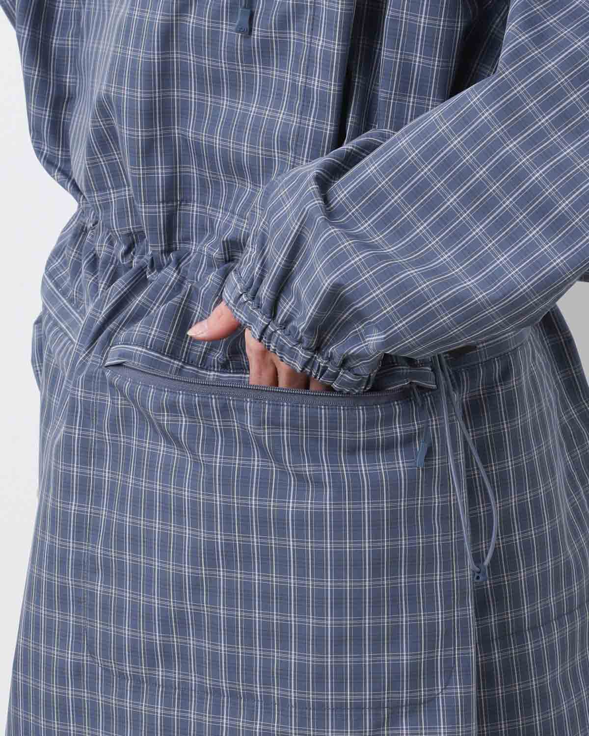 W's TECH ANORAK DRESS SUMMER PLAID