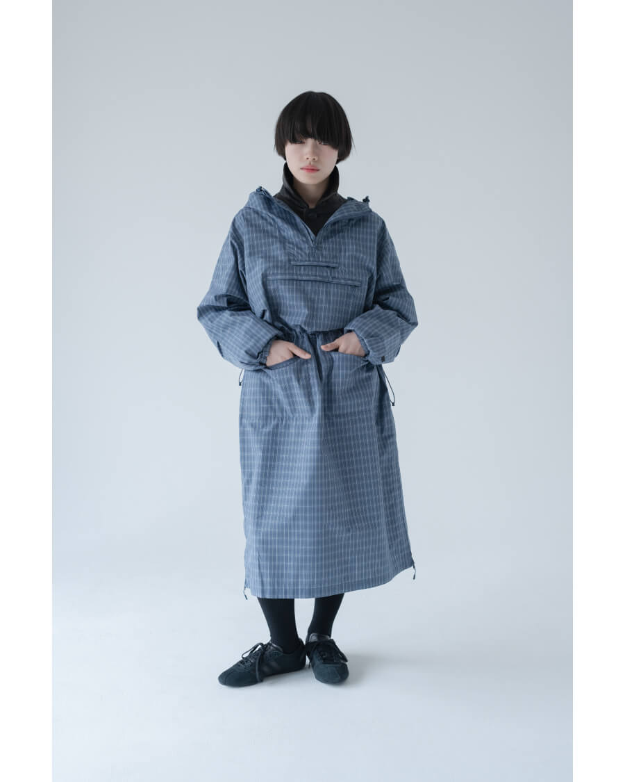 W's TECH ANORAK DRESS SUMMER PLAID