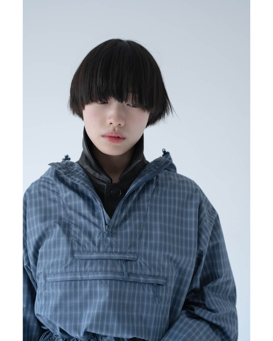 W's TECH ANORAK DRESS SUMMER PLAID