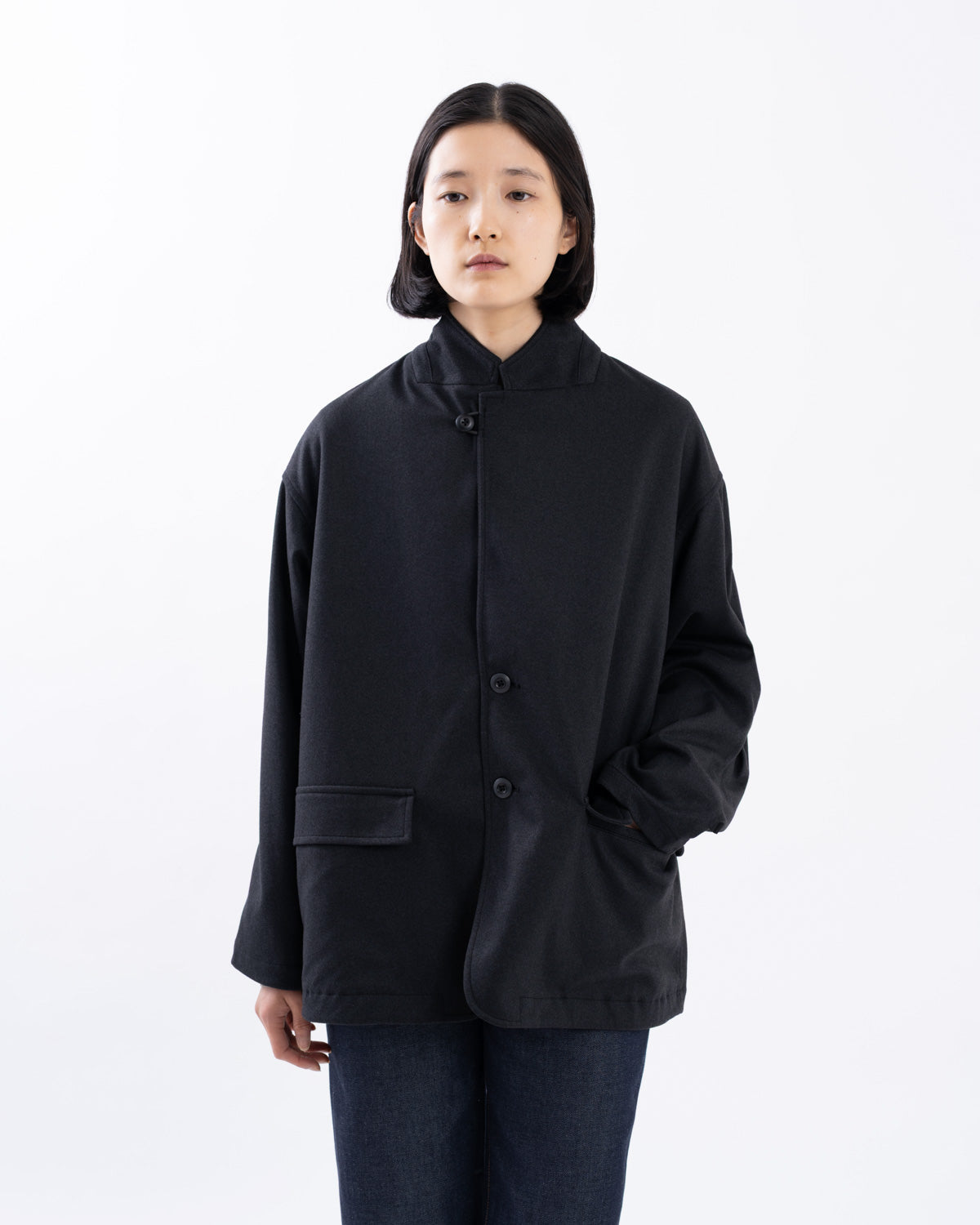 W's TECH LOOSE 2B JACKET FLANNEL