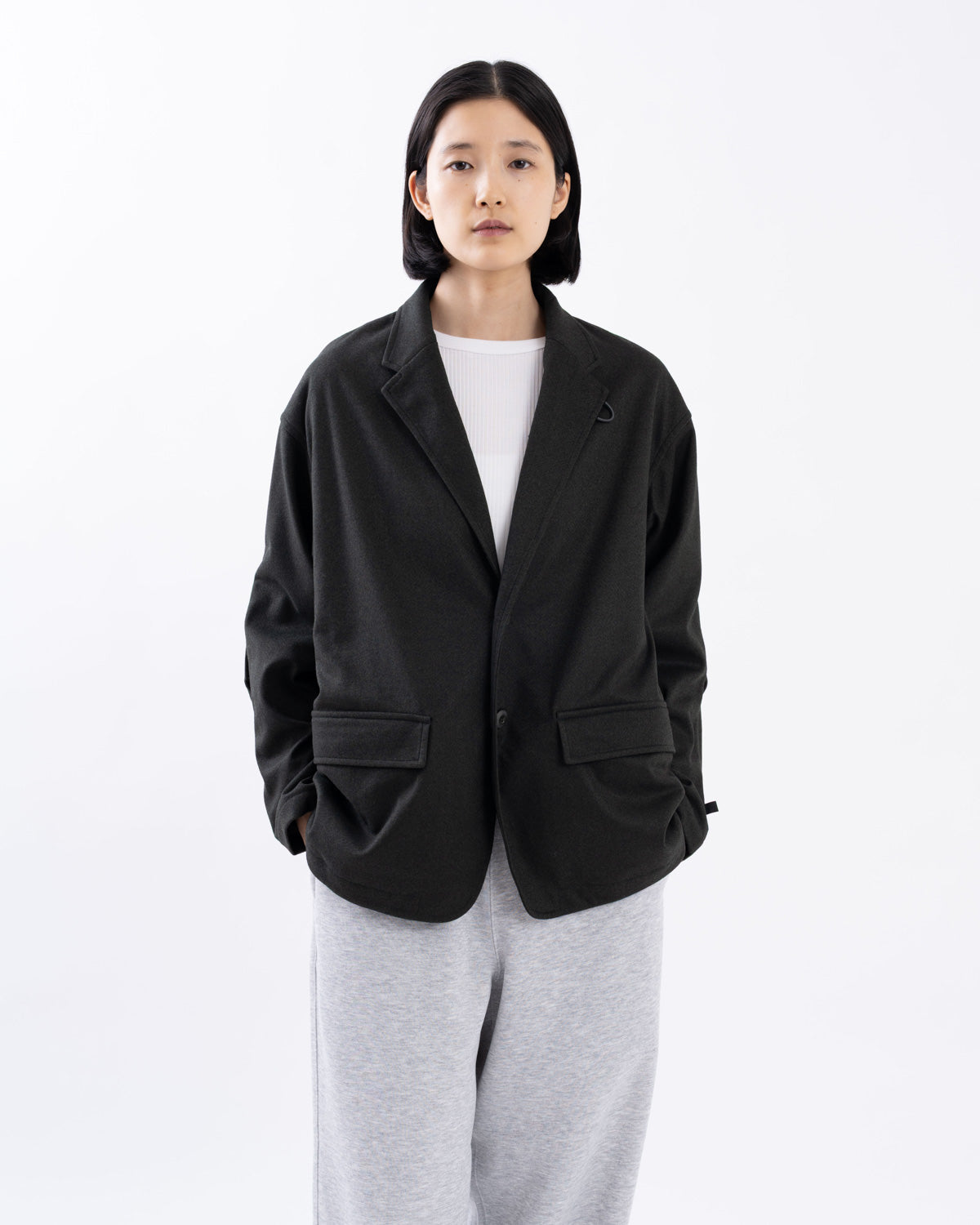 W's TECH LOOSE 2B JACKET FLANNEL