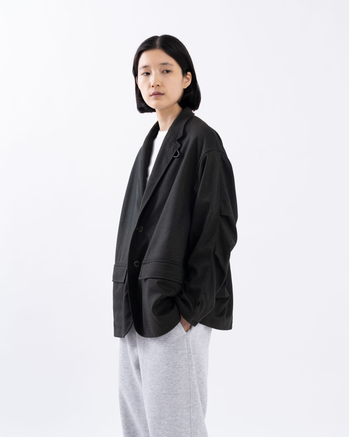 W's TECH LOOSE 2B JACKET FLANNEL