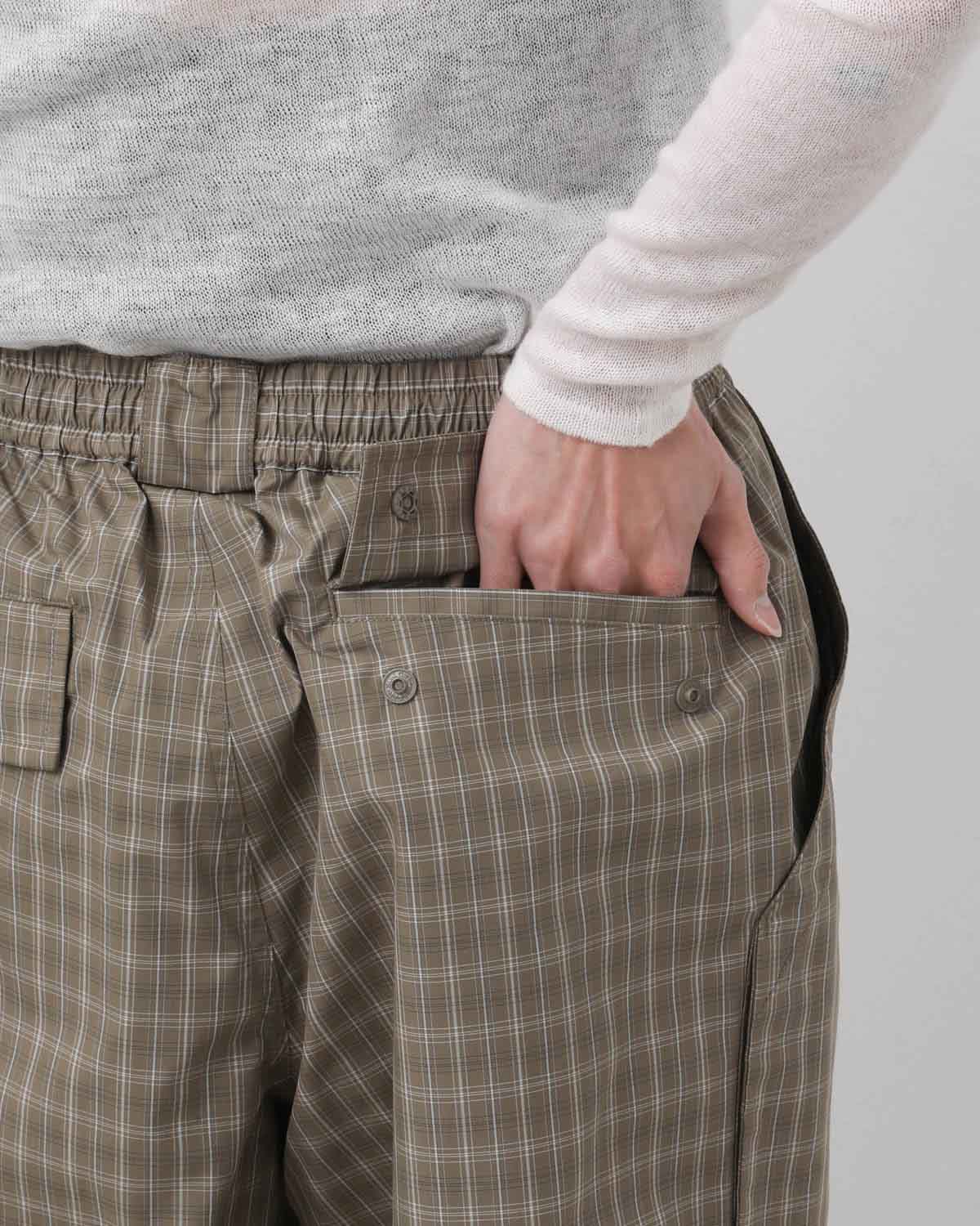 W's TECH 3D POCKET CARGO SHORTS SUMMER PLAID