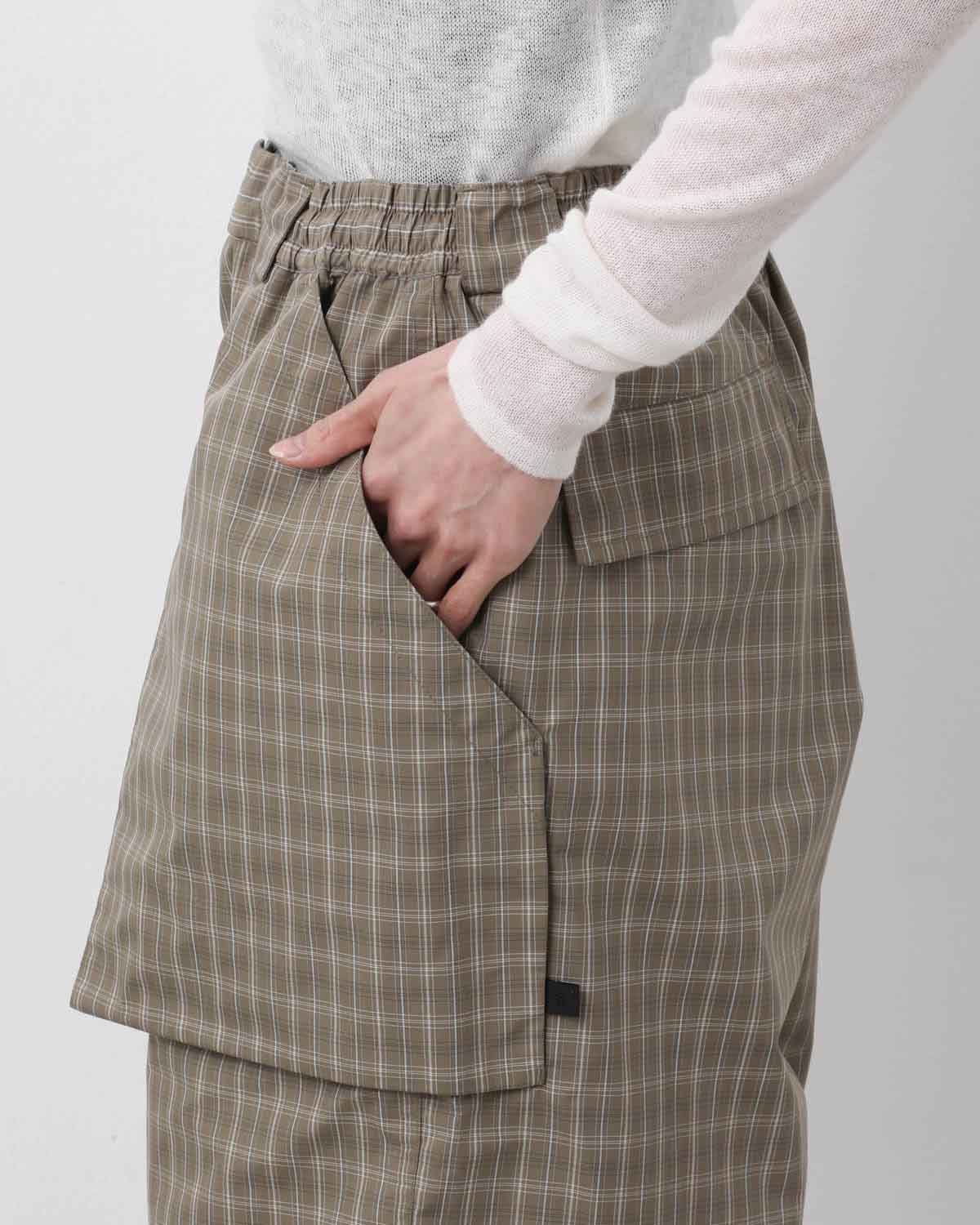 W's TECH 3D POCKET CARGO SHORTS SUMMER PLAID