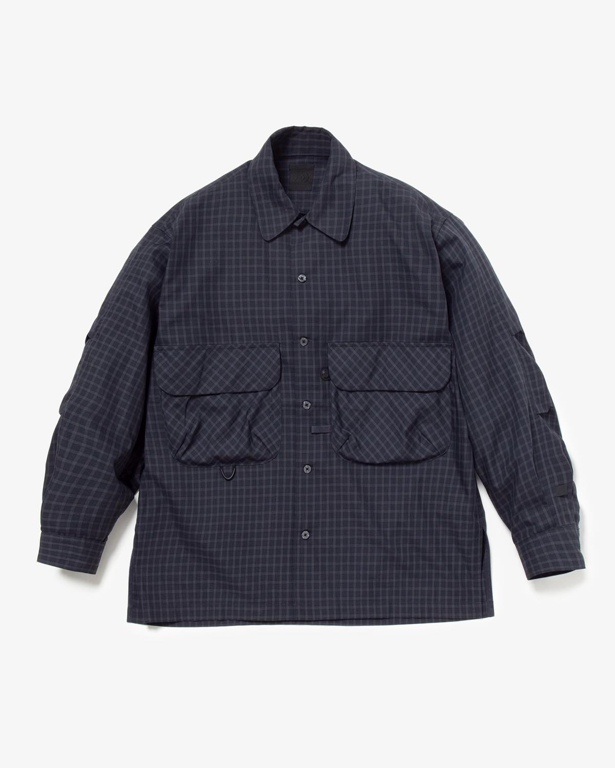 W's TECH SPORTS OPEN COLLAR SHIRT L/S PLAID