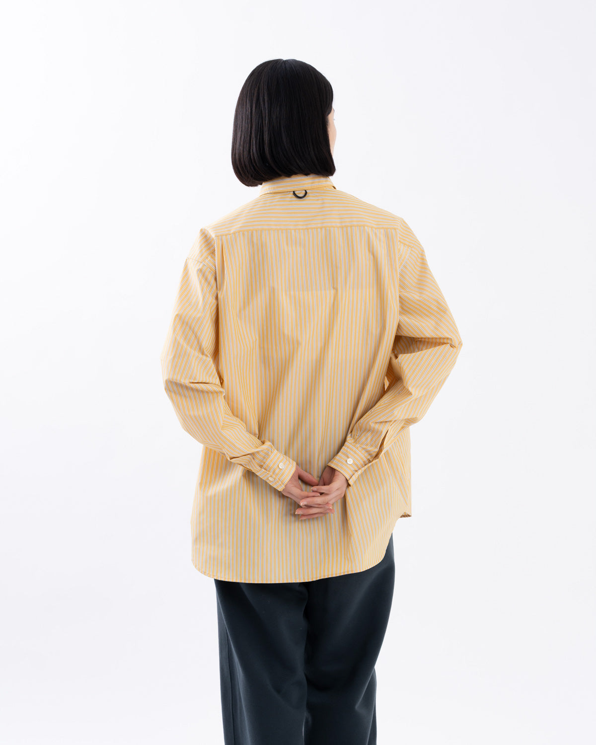 W's TECH REGULAR COLLAR SHIRT L/S STRIPE