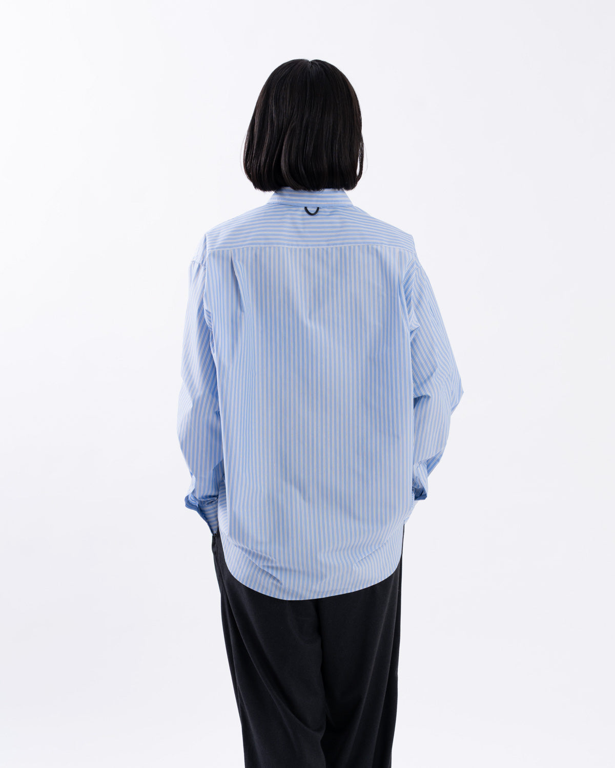 W's TECH REGULAR COLLAR SHIRT L/S STRIPE