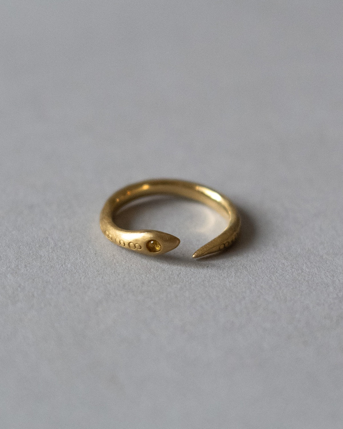 【受注生産商品】8 DIA THIRD EYE RING - YELLOW