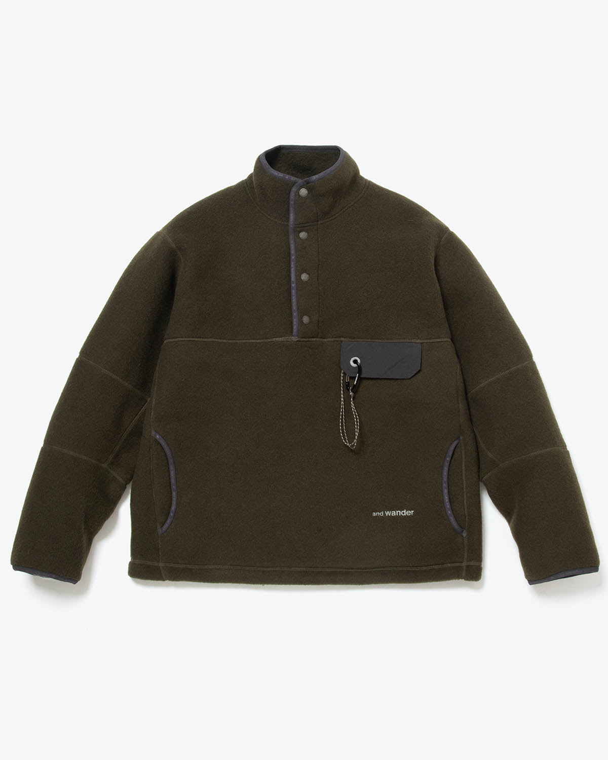 WOOL FLEECE PULLOVER