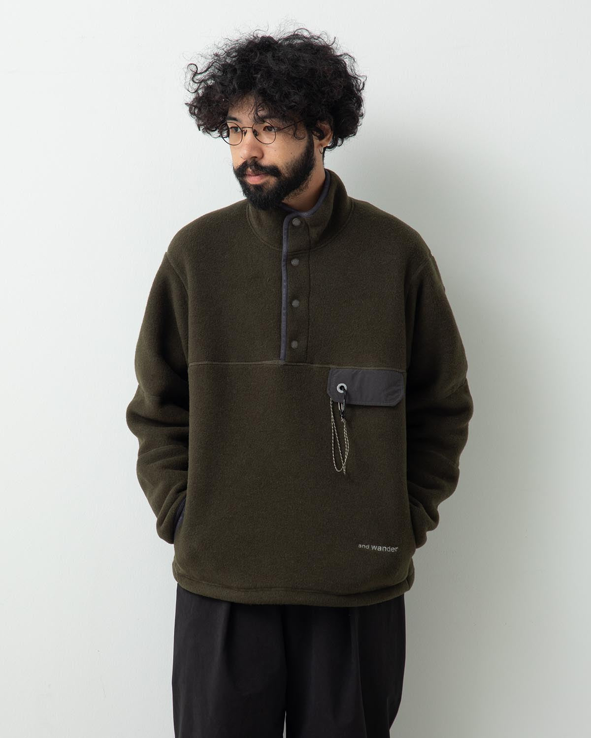 WOOL FLEECE PULLOVER