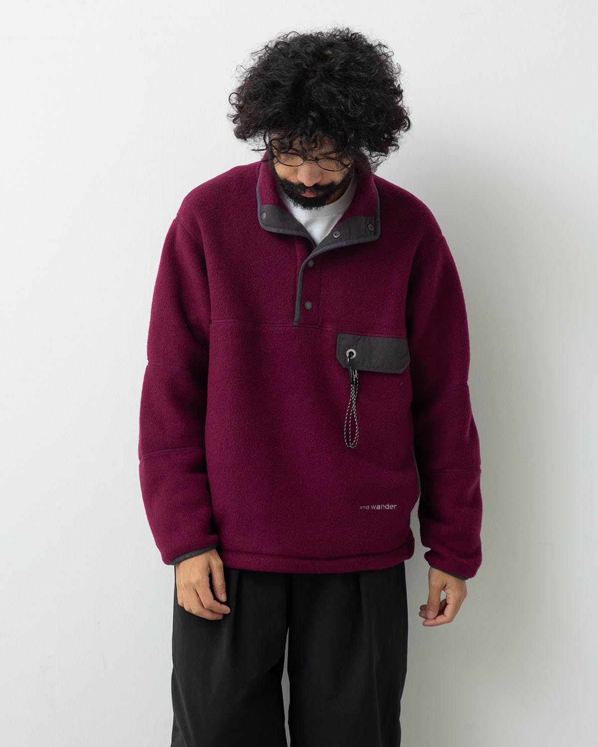 WOOL FLEECE PULLOVER