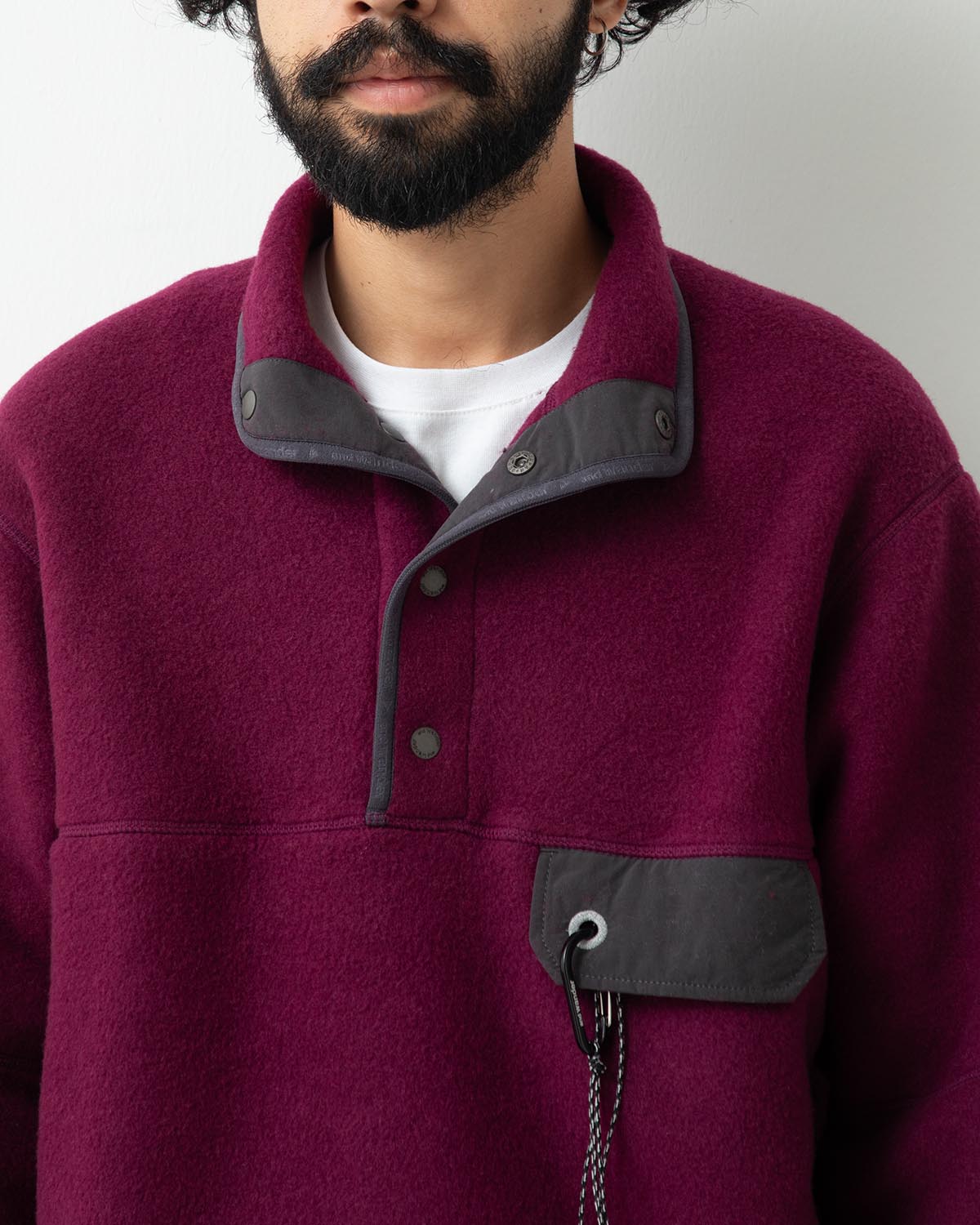 WOOL FLEECE PULLOVER