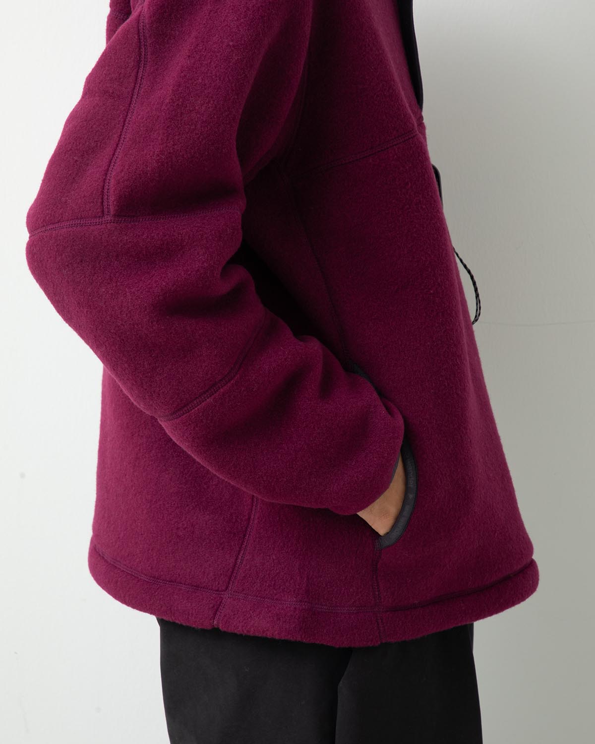 WOOL FLEECE PULLOVER