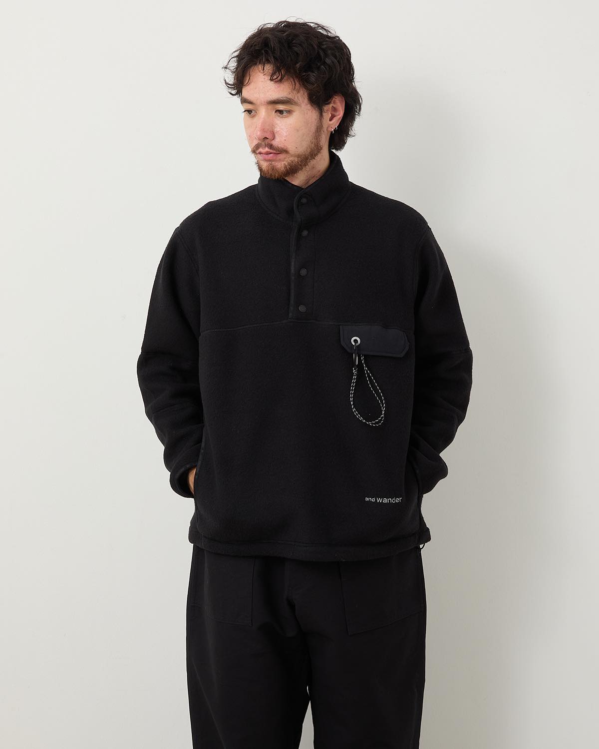 WOOL FLEECE PULLOVER