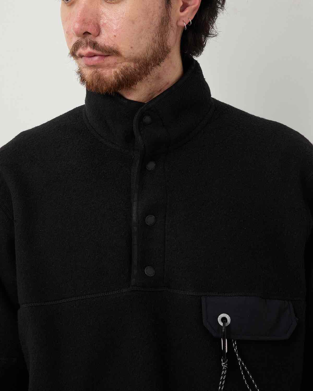 WOOL FLEECE PULLOVER