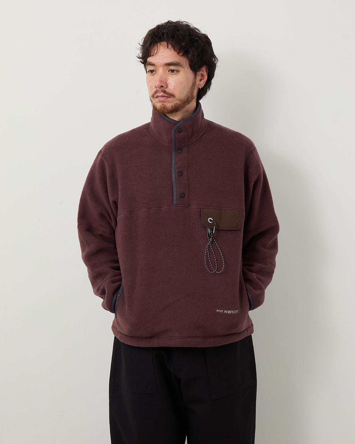 WOOL FLEECE PULLOVER