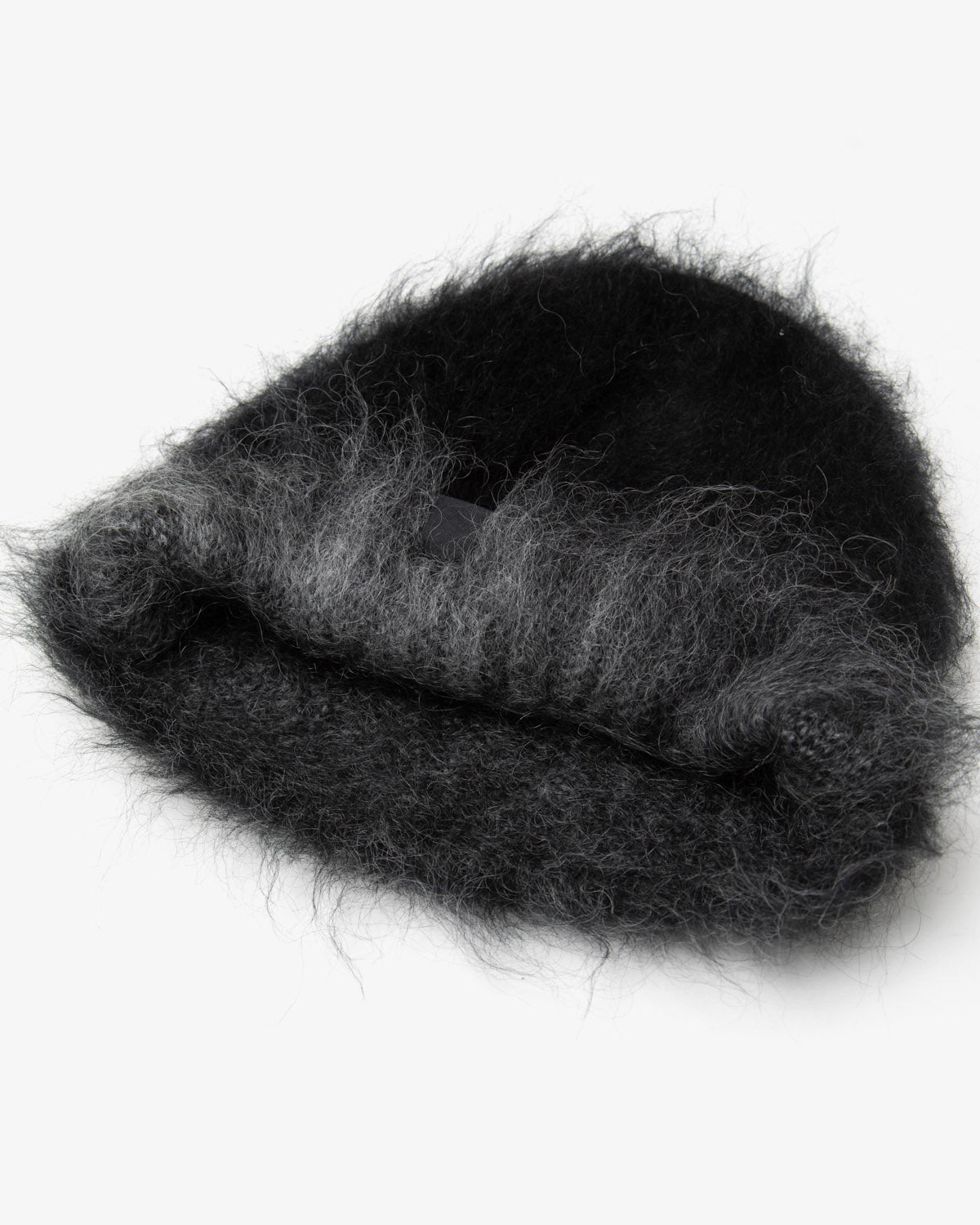 JACQUARD SHAGGY KNIT CAP