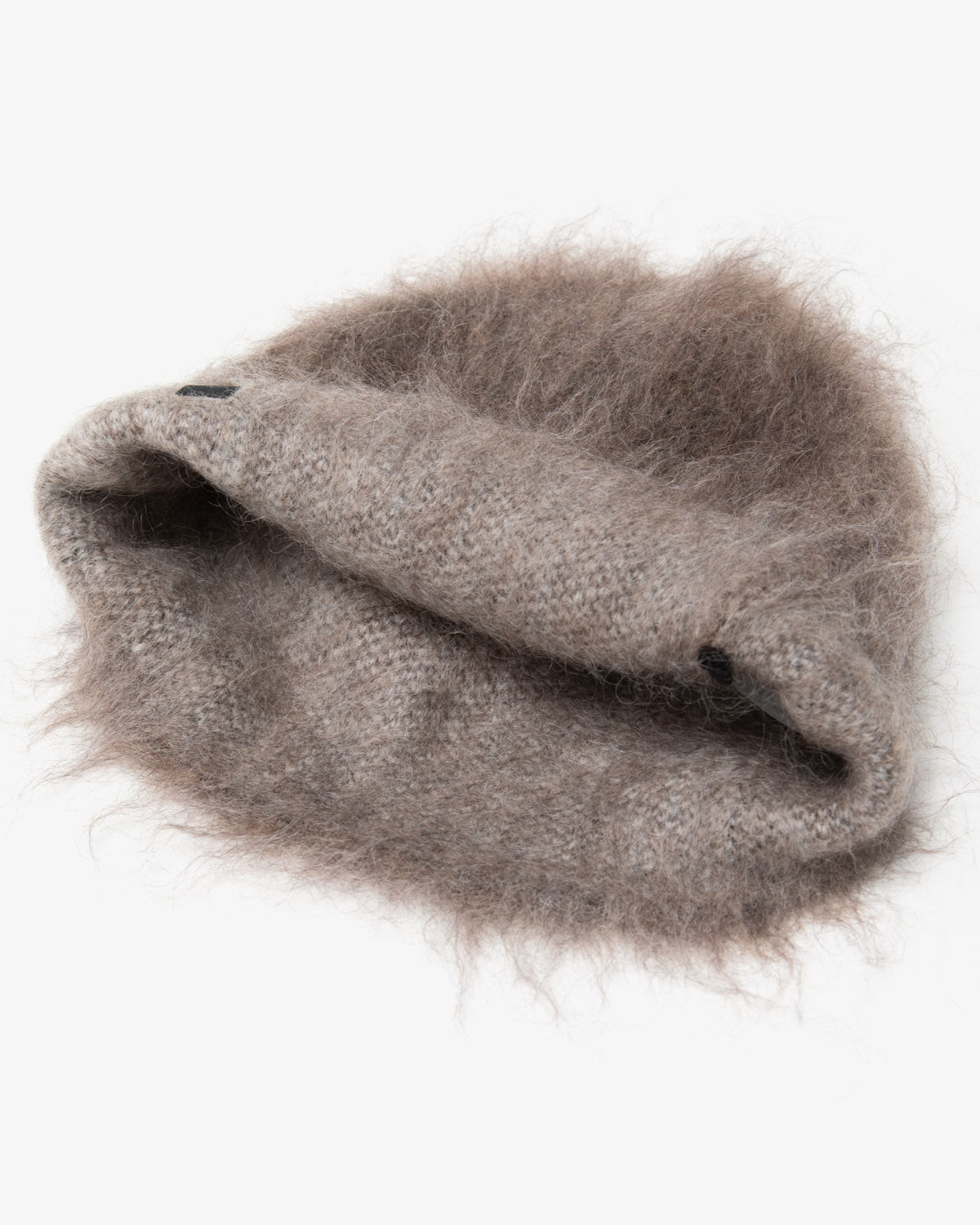 JACQUARD SHAGGY KNIT CAP