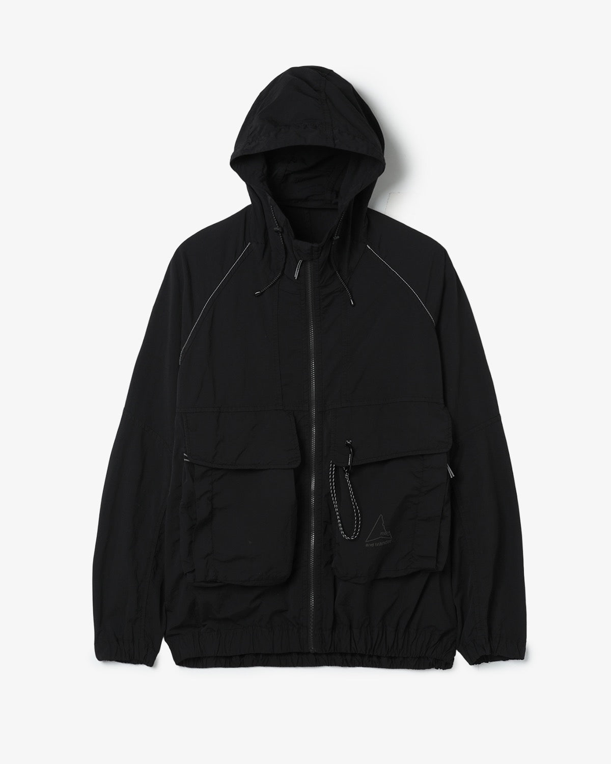 ROA GARMENT DYE NYLON HOODED JACKET