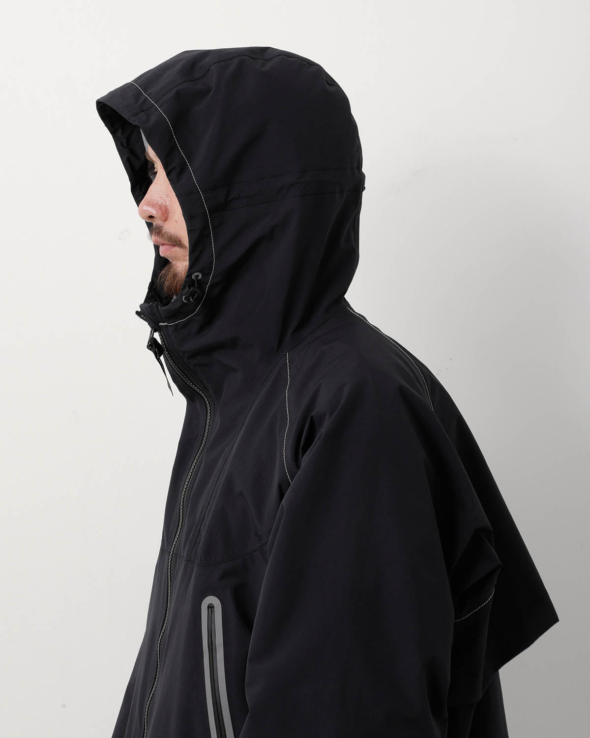 LOOSE FITTING RAIN JACKET
