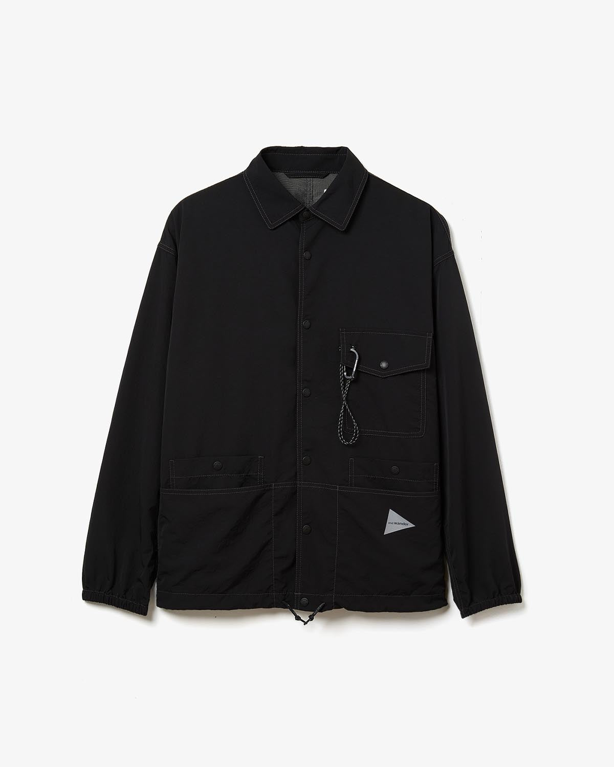 CRINKLED NYLON SHIRTS JACKET