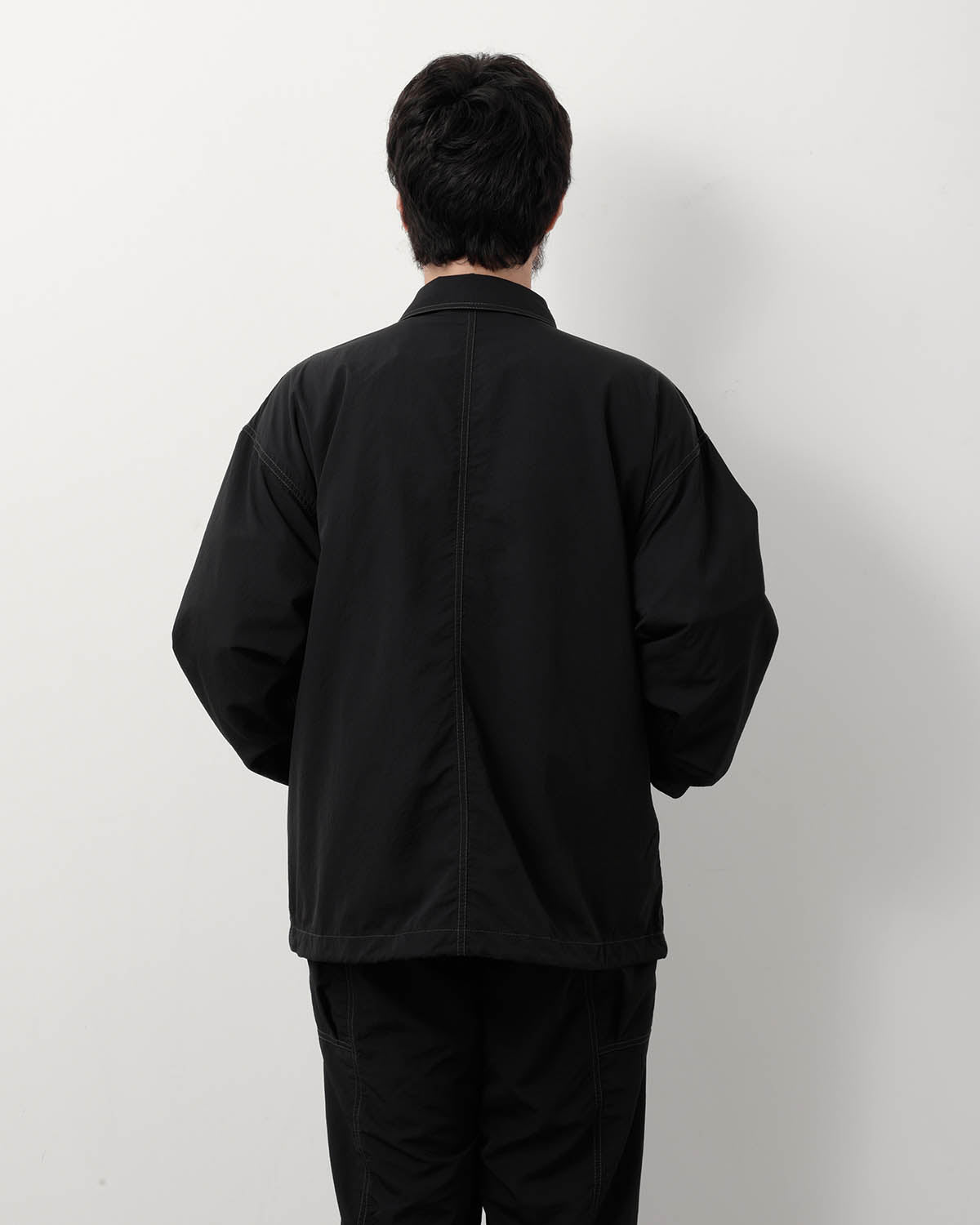 CRINKLED NYLON SHIRTS JACKET