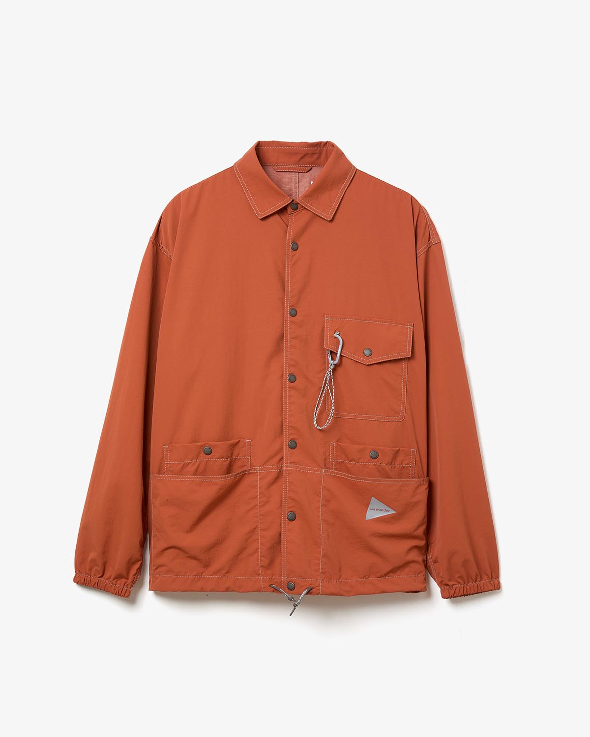 CRINKLED NYLON SHIRTS JACKET