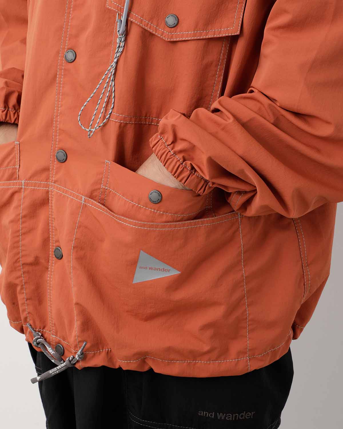 CRINKLED NYLON SHIRTS JACKET