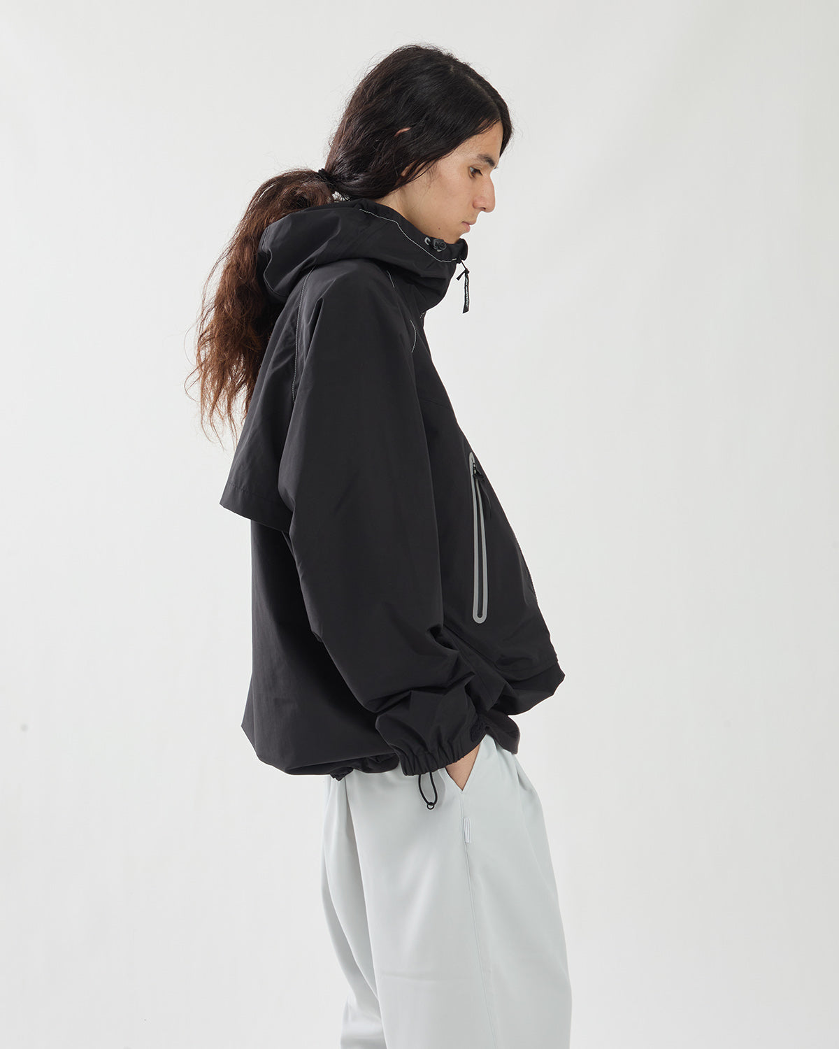 LOOSE FITTING RAIN JACKET