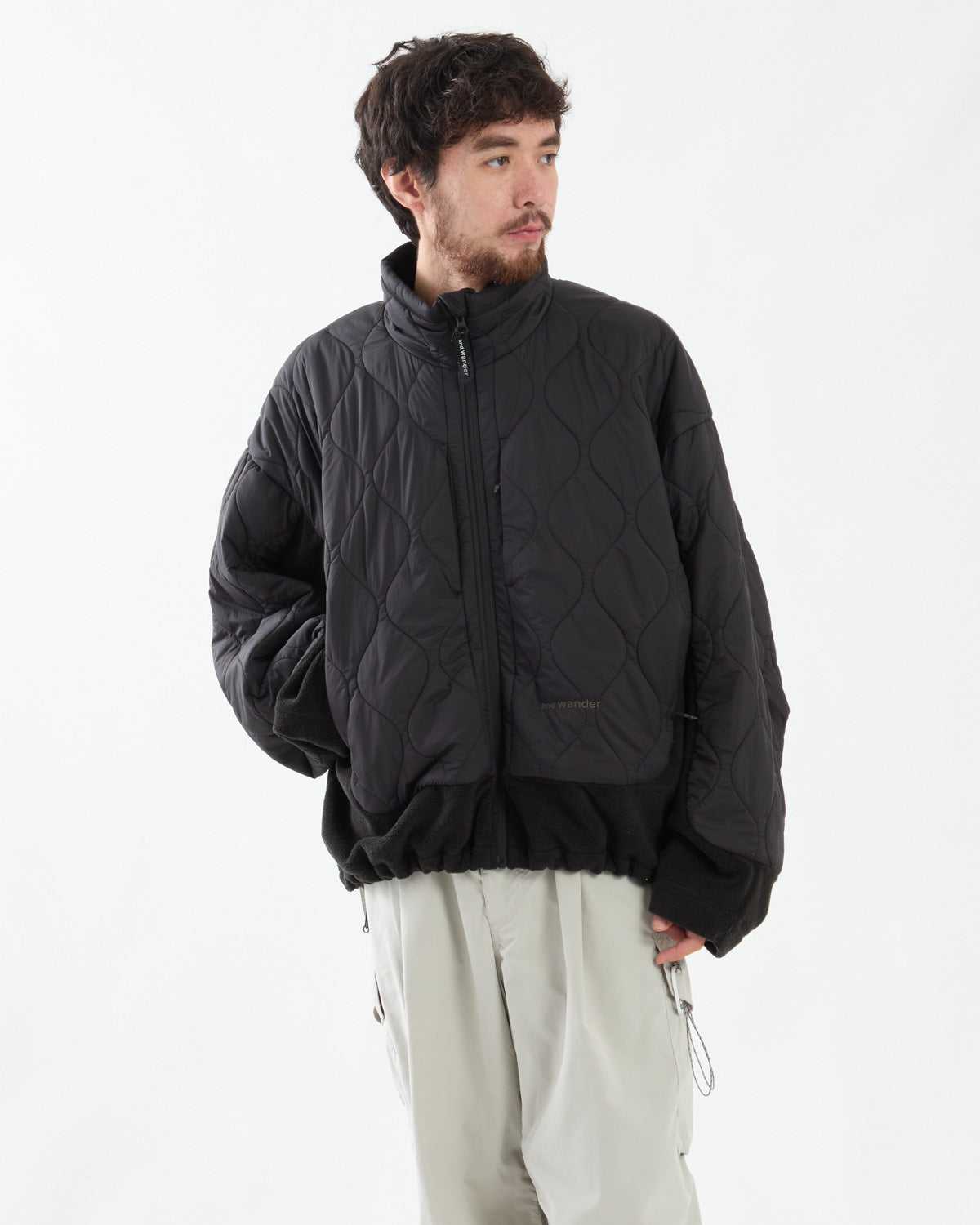 QUILTING FLEECE JACKET
