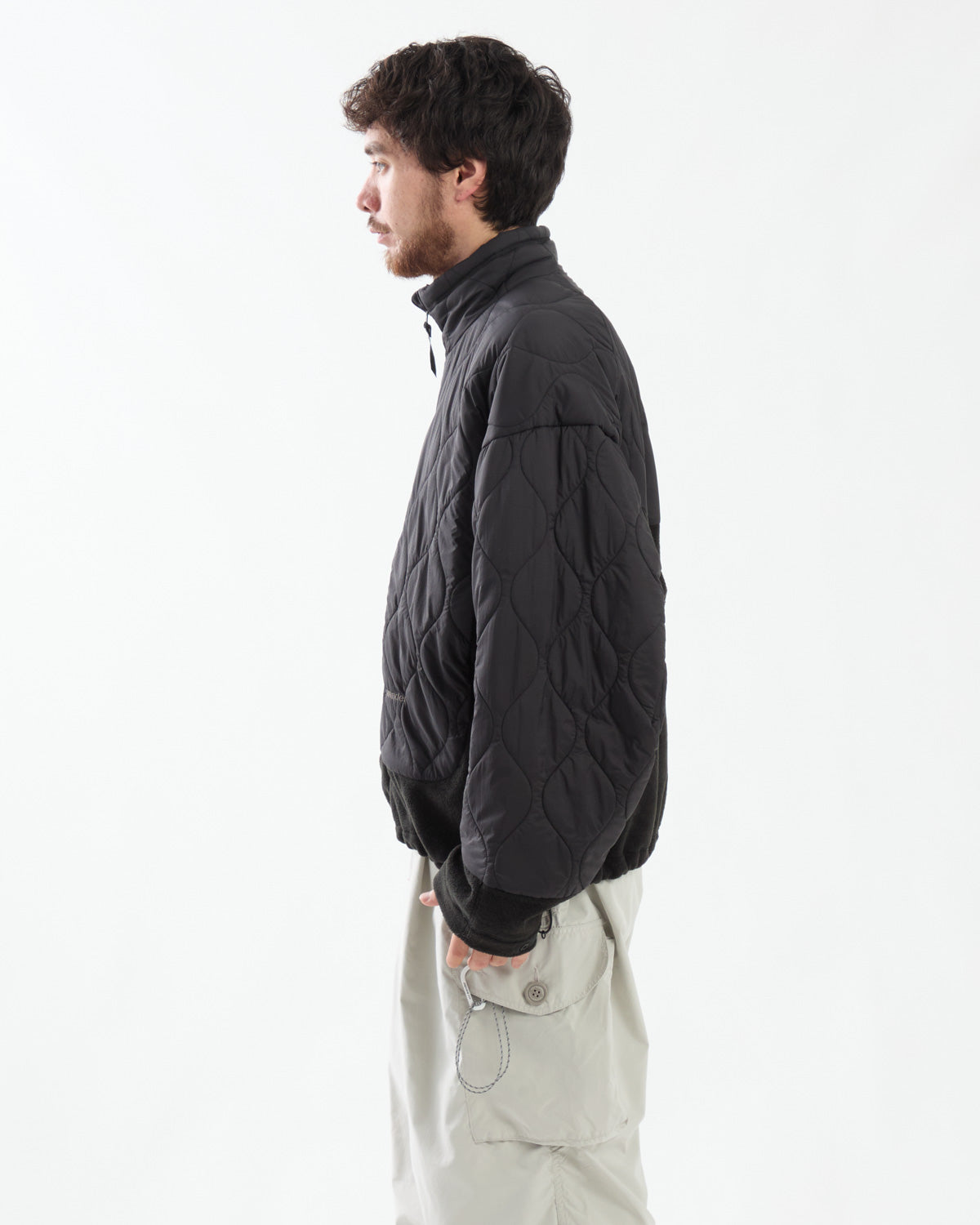QUILTING FLEECE JACKET