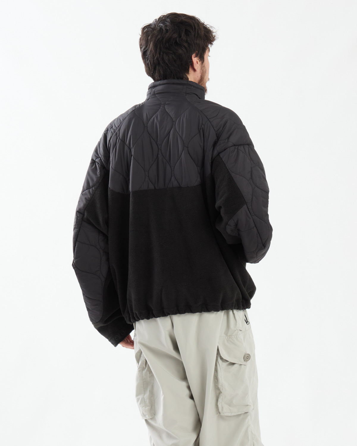 QUILTING FLEECE JACKET