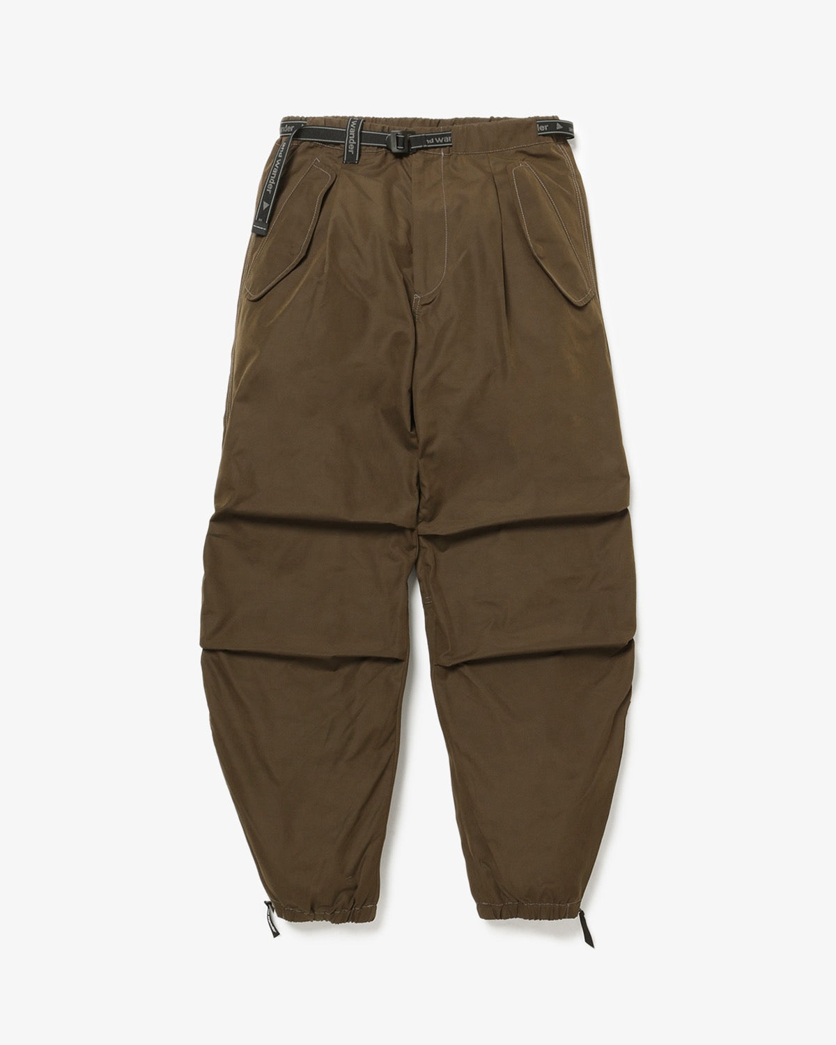 HIGH COUNT CLOTH SIDE ZIP HEM PANTS